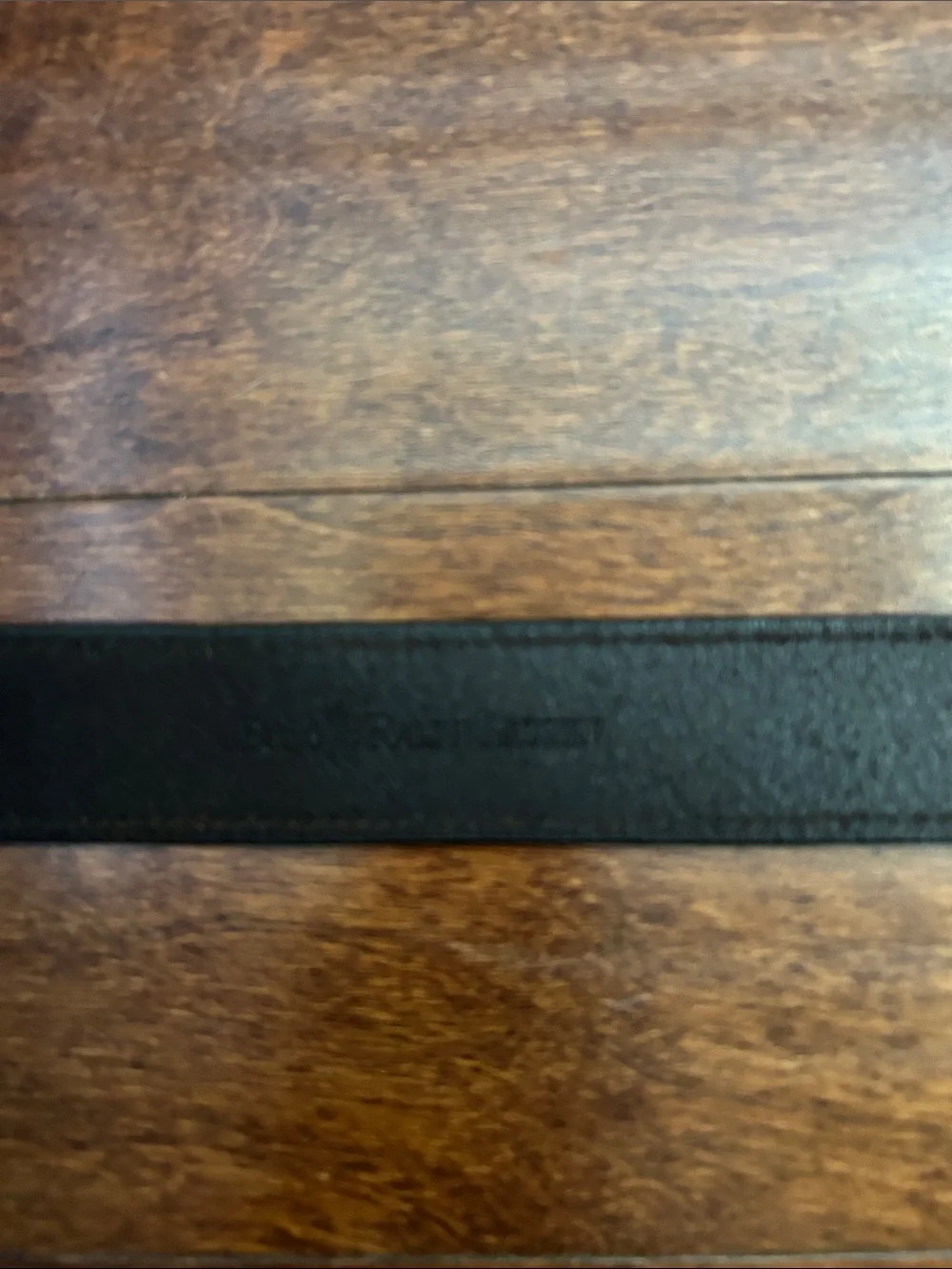 Polo Ralph Lauren Classic Men's Brown Pebbled Leather Belt with Silver Buckle